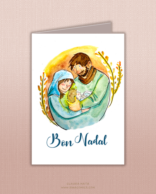 ¡Envíe a sus seres queridos una postal de navidad católica original!